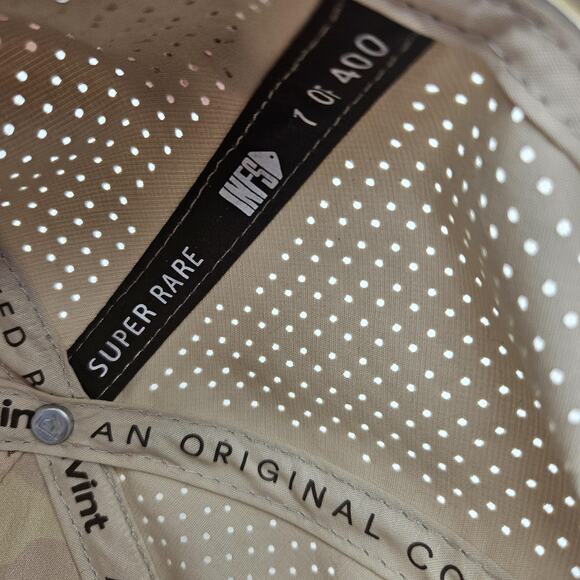 Vivint Hat Cap Snap Back Tan Perforated Limited Edition Super Rare Mens INFS - Picture 9 of 9